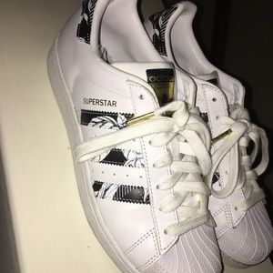 Adidas white shoes size 9